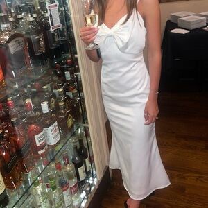 Lulus XS white midi dress